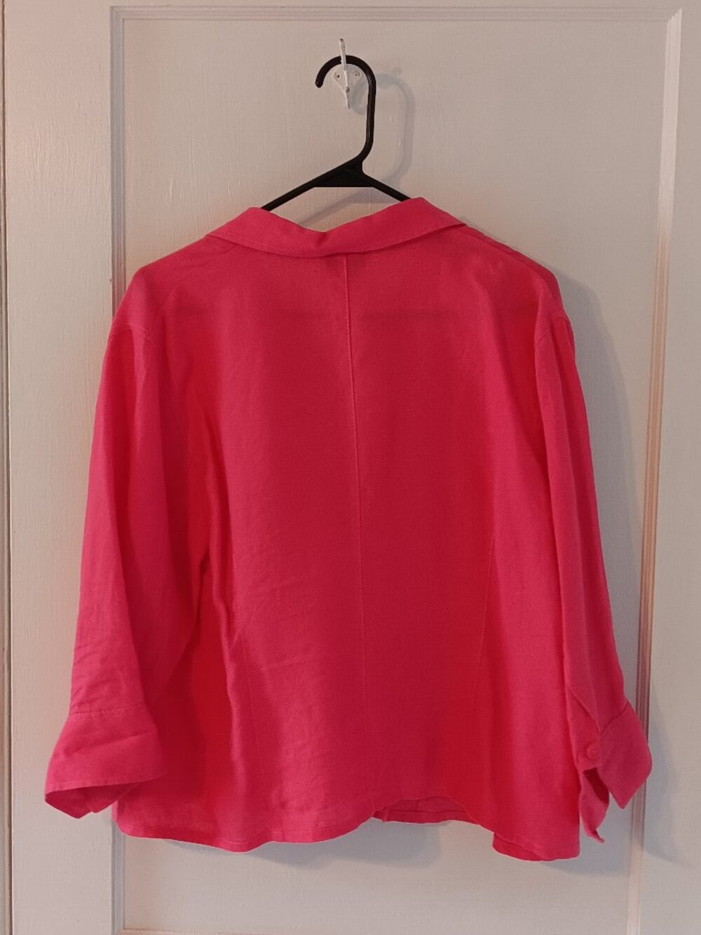 Super-Soft Talbots Pink Irish Linen Button-Down Shirt - Picture 2 of 4